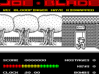 Joe Blade screenshot 3 for ZX Spectrum